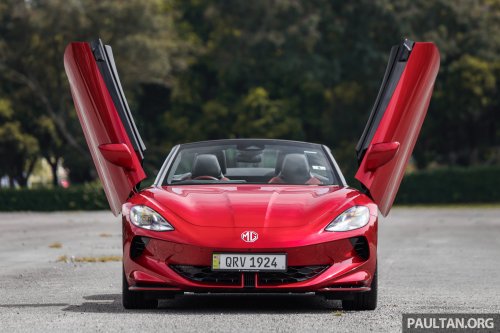 MG Cyberster Malaysian gallery – check out this RM320k scissor-doored 544 PS AWD EV roadster