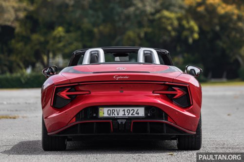 MG Cyberster Malaysian gallery – check out this RM320k scissor-doored 544 PS AWD EV roadster