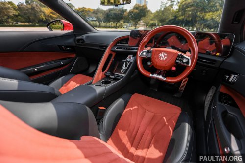 MG Cyberster Malaysian gallery – check out this RM320k scissor-doored 544 PS AWD EV roadster