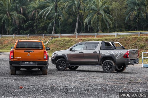 2025 Mitsubishi Triton Athlete vs Toyota Hilux Rogue – which pick-up truck should you buy in Malaysia?