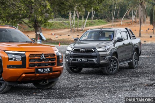 2025 Mitsubishi Triton Athlete vs Toyota Hilux Rogue – which pick-up truck should you buy in Malaysia?
