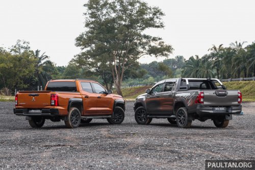 2025 Mitsubishi Triton Athlete vs Toyota Hilux Rogue – which pick-up truck should you buy in Malaysia?