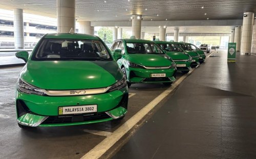 Grab Malaysia launches EV ride-hailing service from KLIA – 10 BYD M6 MPVs form the new electric fleet