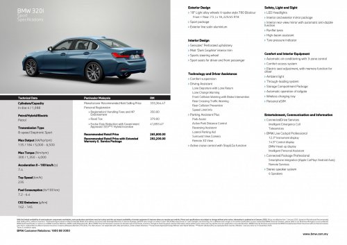 2025 BMW 320i Sport official pricing in Malaysia – from RM266k; ACC with stop &amp; go, 184 PS, updated interior