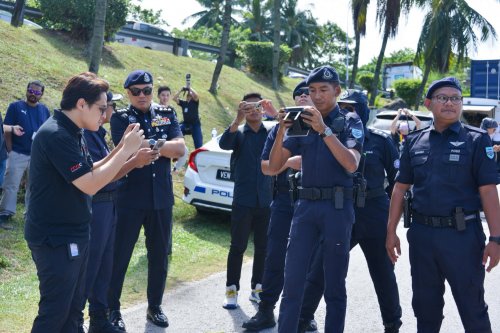 PJ police monitor Federal Highway traffic with drone
