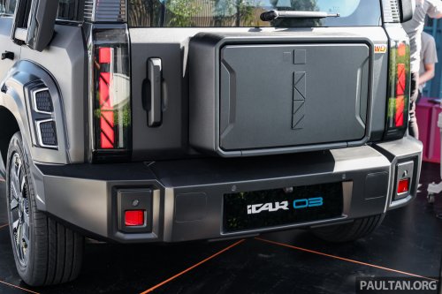 2025 iCaur 03 EV launched in Malaysia – up to 279 PS, 426 km NEDC; 2WD fr RM119,800, iWD at RM129,800