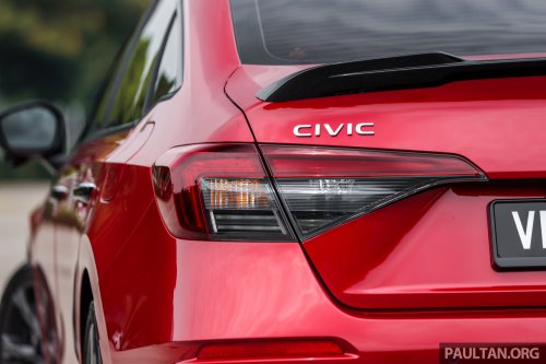 2025 Honda Civic facelift Malaysian review – turbo vs hybrid; which of the C-segment bestseller is better?
