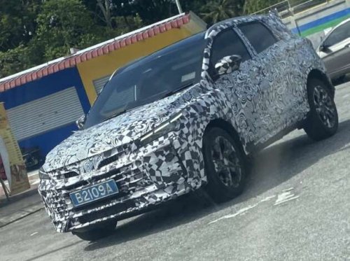 2025 Proton X50 facelift spied with reduced front camo revealing clear look of Binyue L inspired face