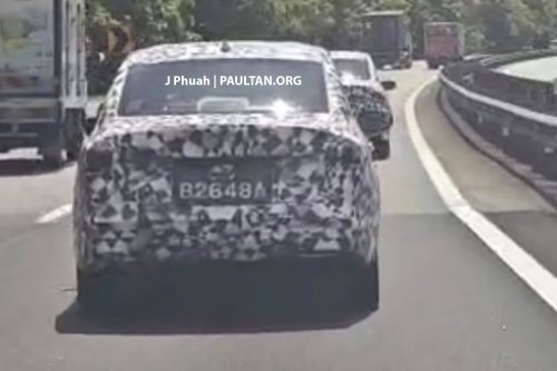 2025 Proton Saga MC3: pair of them spied on highway