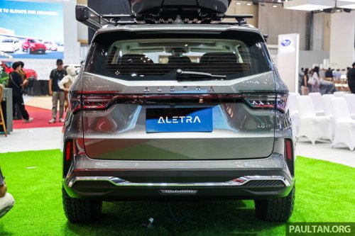 Aletra L8 at GIIAS – “Exora EV” is a rebadged Geely Jiaji/Livan 8 with 163 PS, 540 km range, fr RM127k