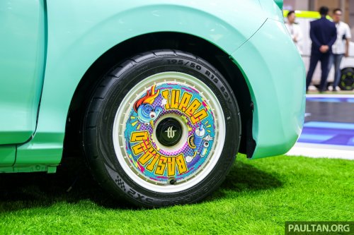 Daihatsu Ayla Retro Future at GIIAS – Perodua Axia with round headlights, turbofans, air suspension!