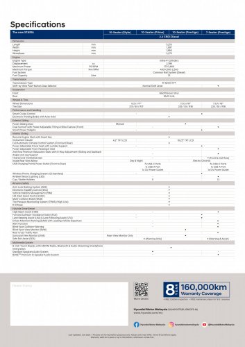 2025 Hyundai Staria in Malaysia – 8-yr warranty, 10-seater priced from RM180k; 7-seater is RM90k cheaper