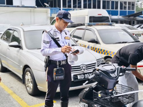 KL Traffic Police continue crackdown on noisy bikes