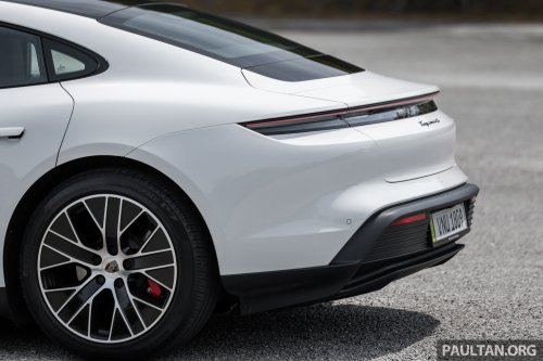 Porsche Taycan – still the sportiest EV, now made even more dynamic and efficient with several improvements