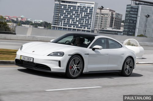 Porsche Taycan – still the sportiest EV, now made even more dynamic and efficient with several improvements