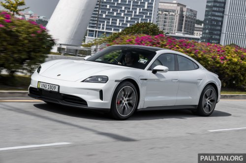 Porsche Taycan – still the sportiest EV, now made even more dynamic and efficient with several improvements