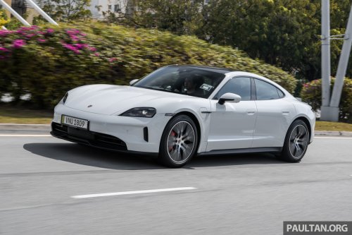 Porsche Taycan – still the sportiest EV, now made even more dynamic and efficient with several improvements
