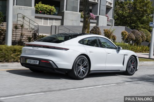 Porsche Taycan – still the sportiest EV, now made even more dynamic and efficient with several improvements