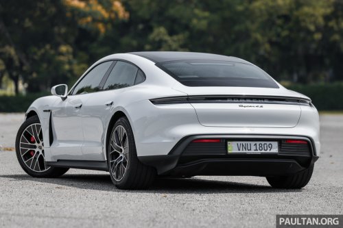 Porsche Taycan – still the sportiest EV, now made even more dynamic and efficient with several improvements