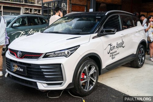 2025 Proton X50 facelift shown in Malaysia – live photos of major redesign, all-new interior, 4-cyl engine