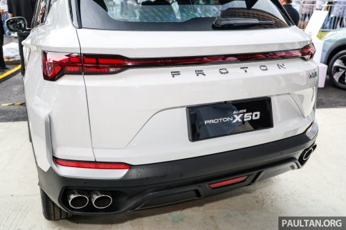 2025 Proton X50 facelift shown in Malaysia – live photos of major redesign, all-new interior, 4-cyl engine