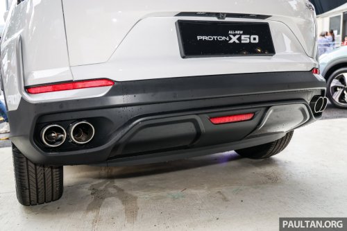 2025 Proton X50 facelift shown in Malaysia – live photos of major redesign, all-new interior, 4-cyl engine
