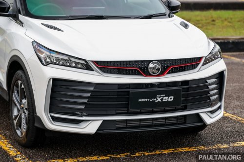 2025 Proton X50 1.5TD Executive facelift – new base model with full power and tech, 6 airbags, no ADAS