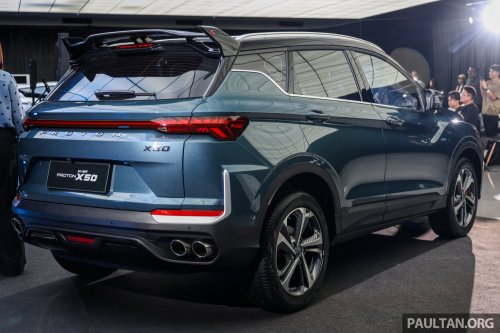 2025 Proton X50 1.5TD Executive facelift – new base model with full power and tech, 6 airbags, no ADAS