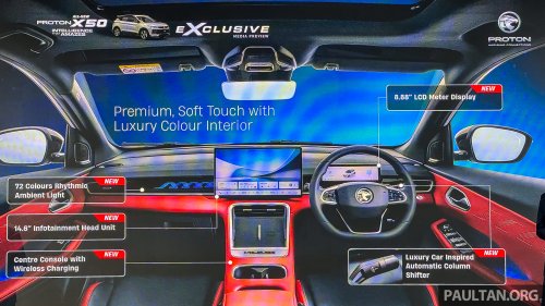 2025 Proton X50 facelift: full pics, specs and variant breakdown of major refresh; brief driving impressions