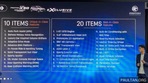 2025 Proton X50 facelift: full pics, specs and variant breakdown of major refresh; brief driving impressions