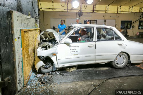 They don’t make them like they used to? 1993 Proton Wira in NCAP-style crash test is a grim safety reminder