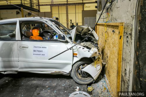 They don’t make them like they used to? 1993 Proton Wira in NCAP-style crash test is a grim safety reminder