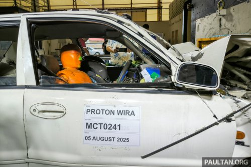 They don’t make them like they used to? 1993 Proton Wira in NCAP-style crash test is a grim safety reminder