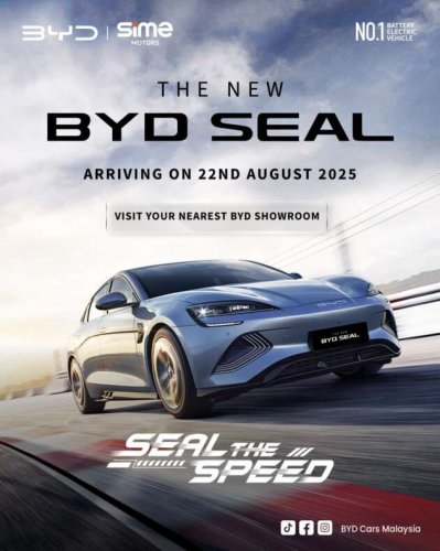 2025 BYD Seal launching in Malaysia this Friday
