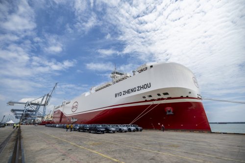BYD Zhengzhou ship delivers BYD cars to Malaysia – shorter delivery times, greater volumes promised