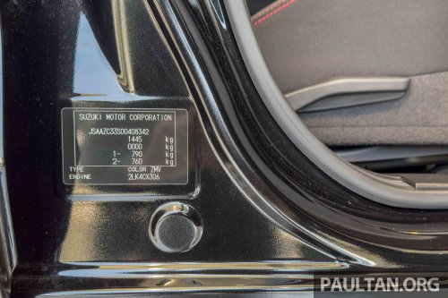 Suzuki Swift Sport Final Edition launched in Malaysia – cosmetic upgrades, 10-inch head unit; from RM138k