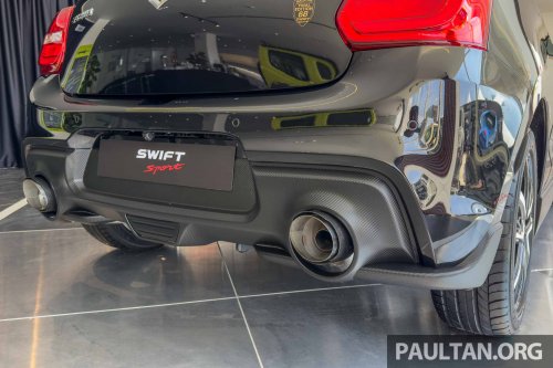 Suzuki Swift Sport Final Edition launched in Malaysia – cosmetic upgrades, 10-inch head unit; from RM138k