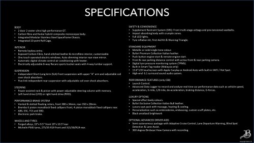 Bufori CS8 launched – Malaysian-made GT with 6.4L V8; 810 hp, 0-100 3.0s; carbon-kevlar body; RM2.188m