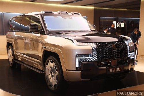 Yangwang U8L in China – BYD’s ultra-luxurious 6-seater REEV SUV rivals Rolls-Royce Cullinan; RM769k