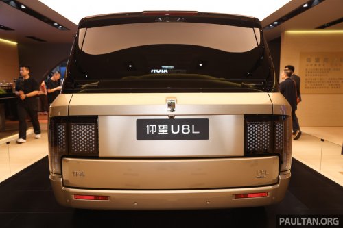 Yangwang U8L in China – BYD’s ultra-luxurious 6-seater REEV SUV rivals Rolls-Royce Cullinan; RM769k
