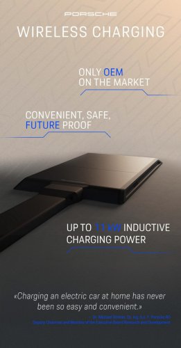 Porsche reveals 11-kW wireless AC charging tech – one-box solution to be offered for Cayenne Electric