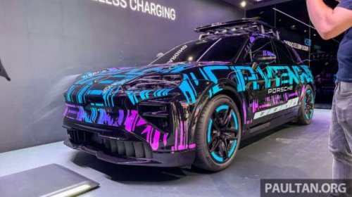 Porsche reveals 11-kW wireless AC charging tech – one-box solution to be offered for Cayenne Electric