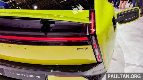 Xpeng P7 on show at Munich Motor Show – flagship EV sedan with up to 820 km CLTC; fr RM130k in China