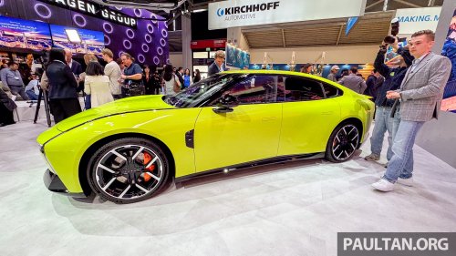 Xpeng P7 on show at Munich Motor Show – flagship EV sedan with up to 820 km CLTC; fr RM130k in China