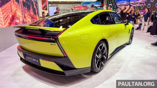 Xpeng P7 on show at Munich Motor Show – flagship EV sedan with up to 820 km CLTC; fr RM130k in China