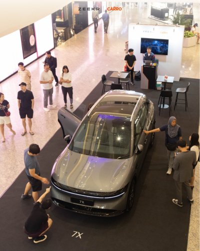 Experience the Zeekr 7X in person at Zeekr Carro’s roadshow – Mid Valley Megamall, South Void 2