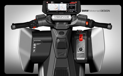 BMW Motorrad Vision CE e-scooter comes with cage