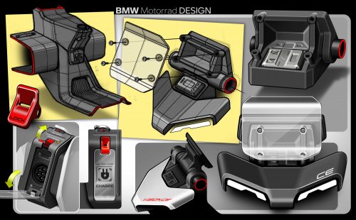 BMW Motorrad Vision CE e-scooter comes with cage