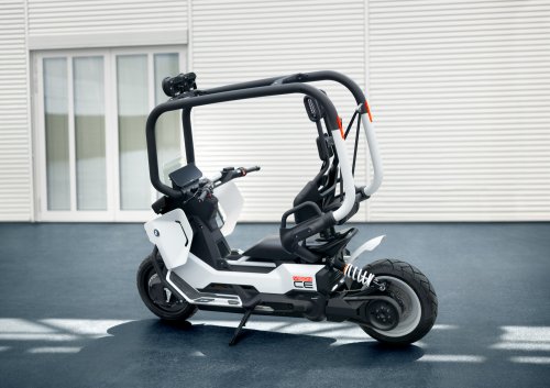 BMW Motorrad Vision CE e-scooter comes with cage