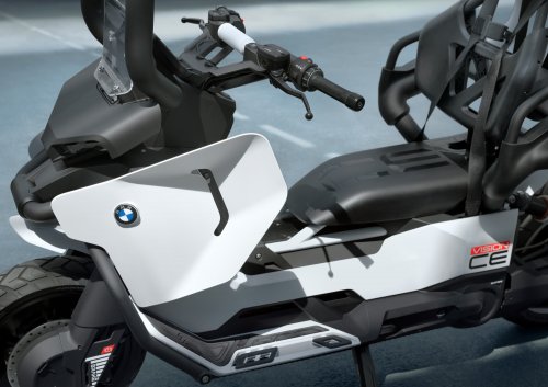 BMW Motorrad Vision CE e-scooter comes with cage